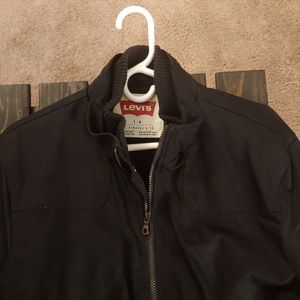 Mens Levi's winter jacket black, modern fit size L